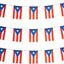 Bandera Puerto Rico mini para fiestas escuela eventos
