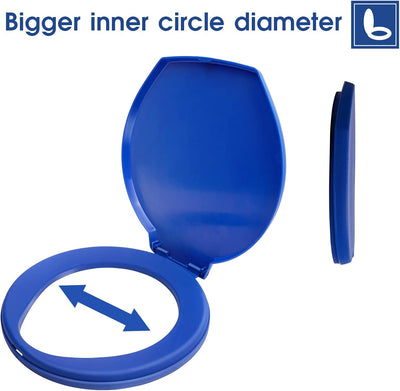 Asiento inodoro portátil para cubo 5gal camping adultos niños