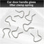 Broche sujeción manija ventana coche universal metal