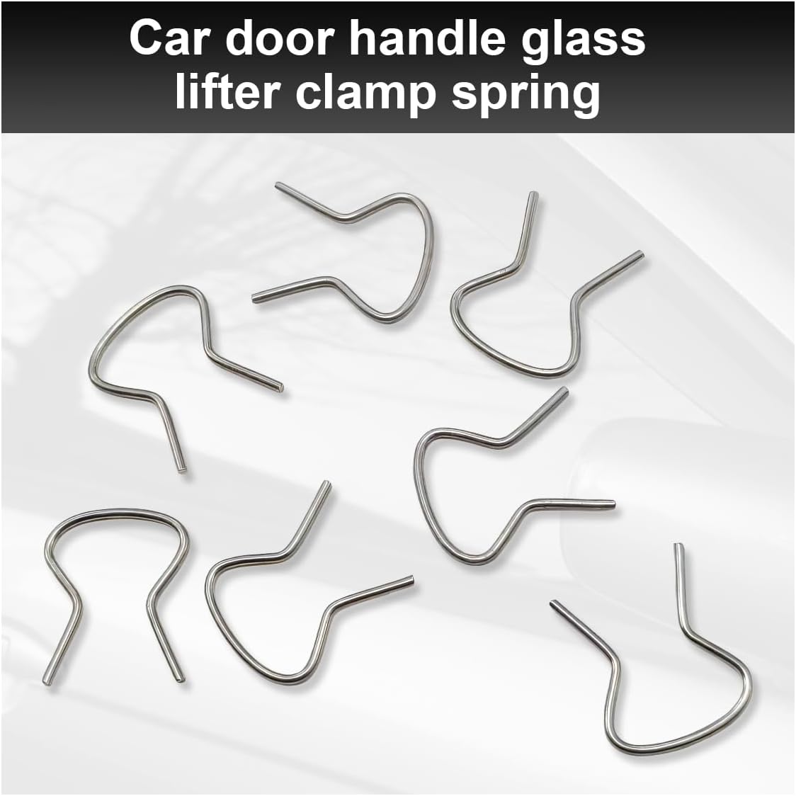 Broche sujeción manija ventana coche universal metal