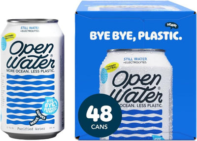 Agua sin gas en latas 12oz 48 latas purificada con