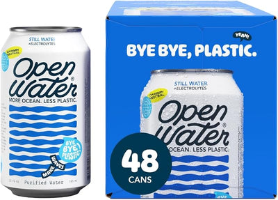 Agua sin gas en latas 12oz 48 latas purificada con
