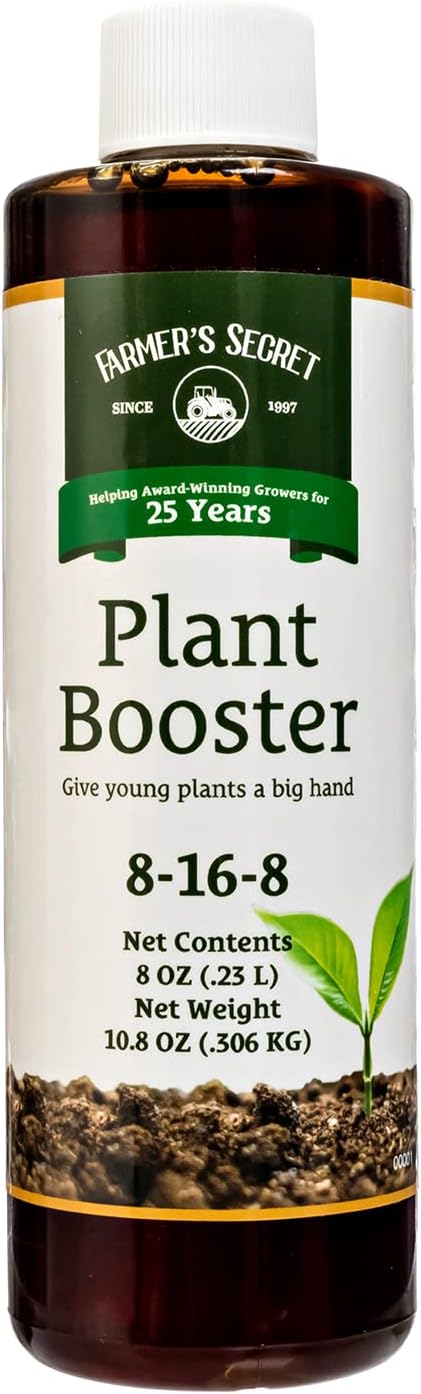 Potenciador plantas 8oz fórmula alto fósforo crecimiento raíces