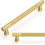 10 Tiradores Caja 6.3" Oro Cepillado Accesorios Cocina