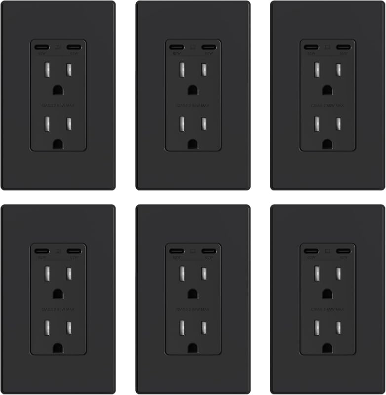 Receptáculo USB C 65W para laptop 15A puertos resistente