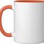 Taza Cerámica Caza de Pato Temporada Pato Naranja/Blanco