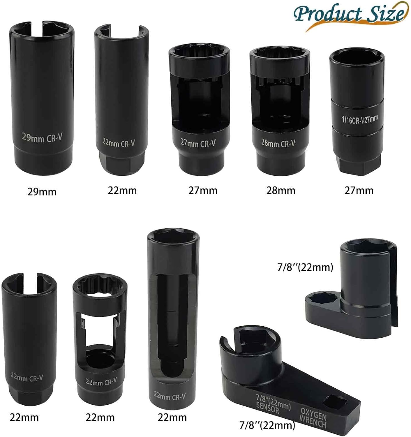 Set 10 Pzas Llaves Vaso Sensor O2 Universal