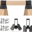 Soportes para tiro de blanco 2x4 pack 2 acero 0.09"