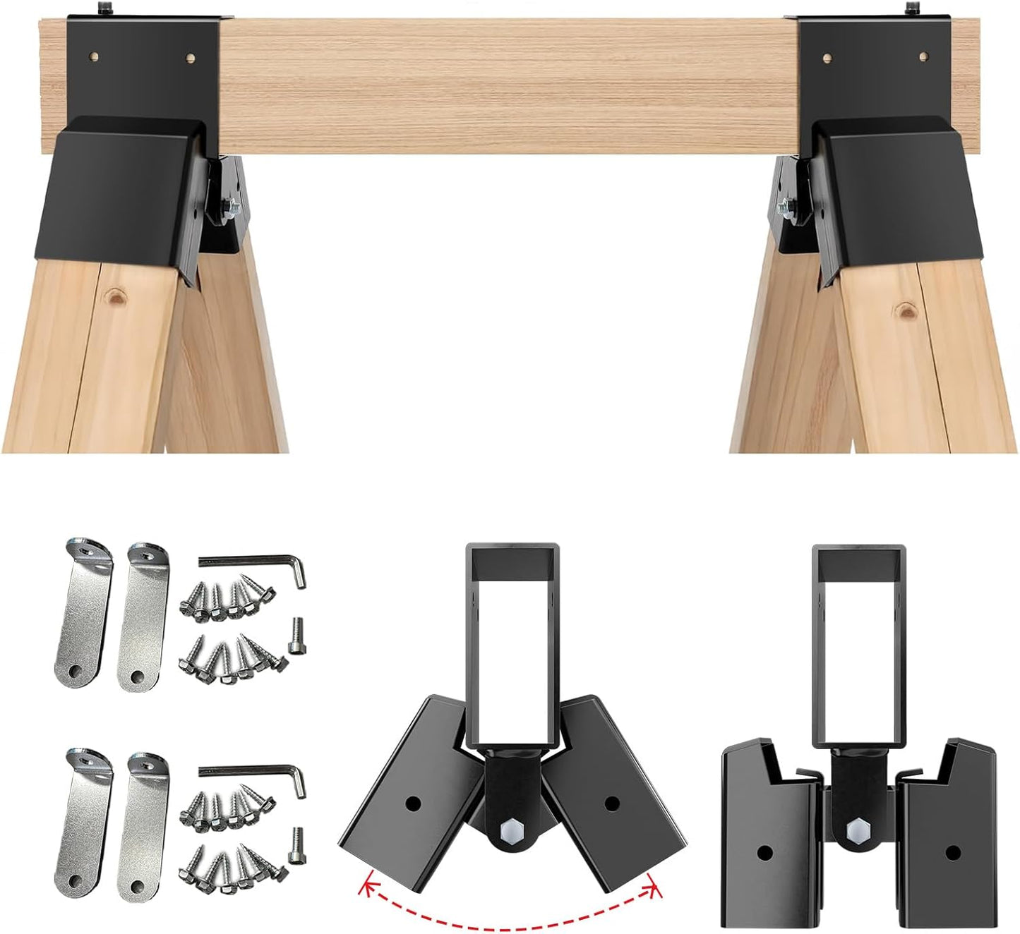 Soportes para tiro de blanco 2x4 pack 2 acero 0.09"