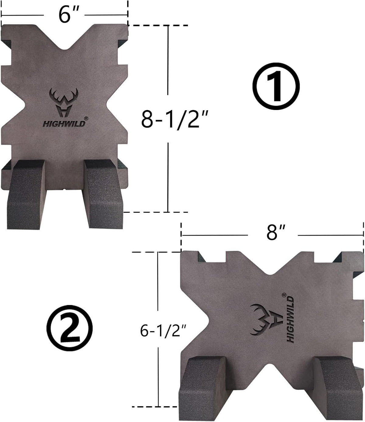 Soporte espuma tiro X-Block con base reposo