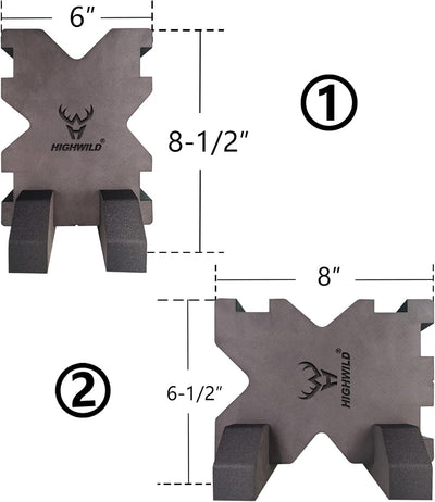 Soporte espuma tiro X-Block con base reposo