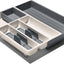 Organiz. utensilios cocina expandible blanco