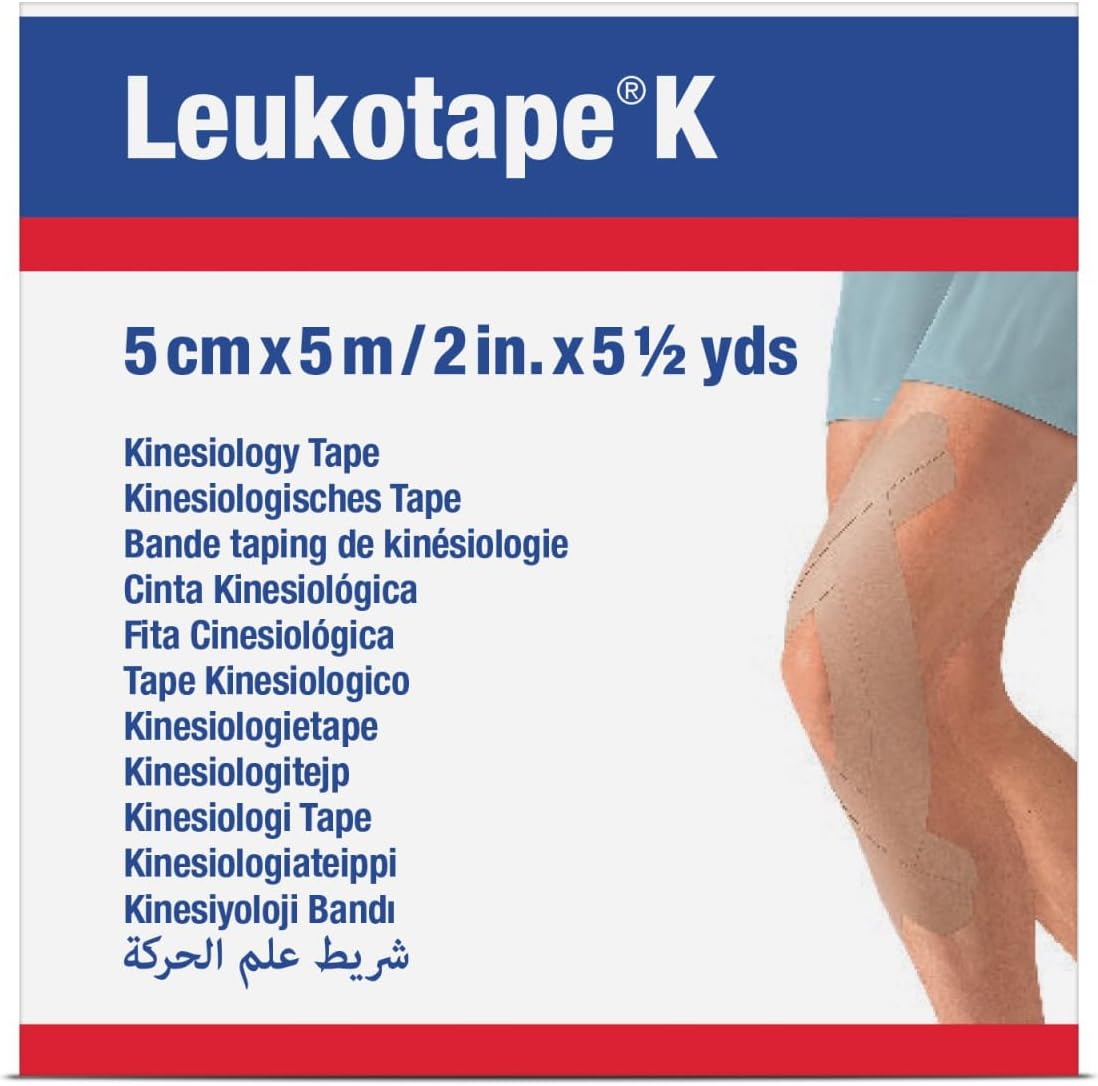 Cinta kinesiología 2" x5.5yardas bronceado repelente agua