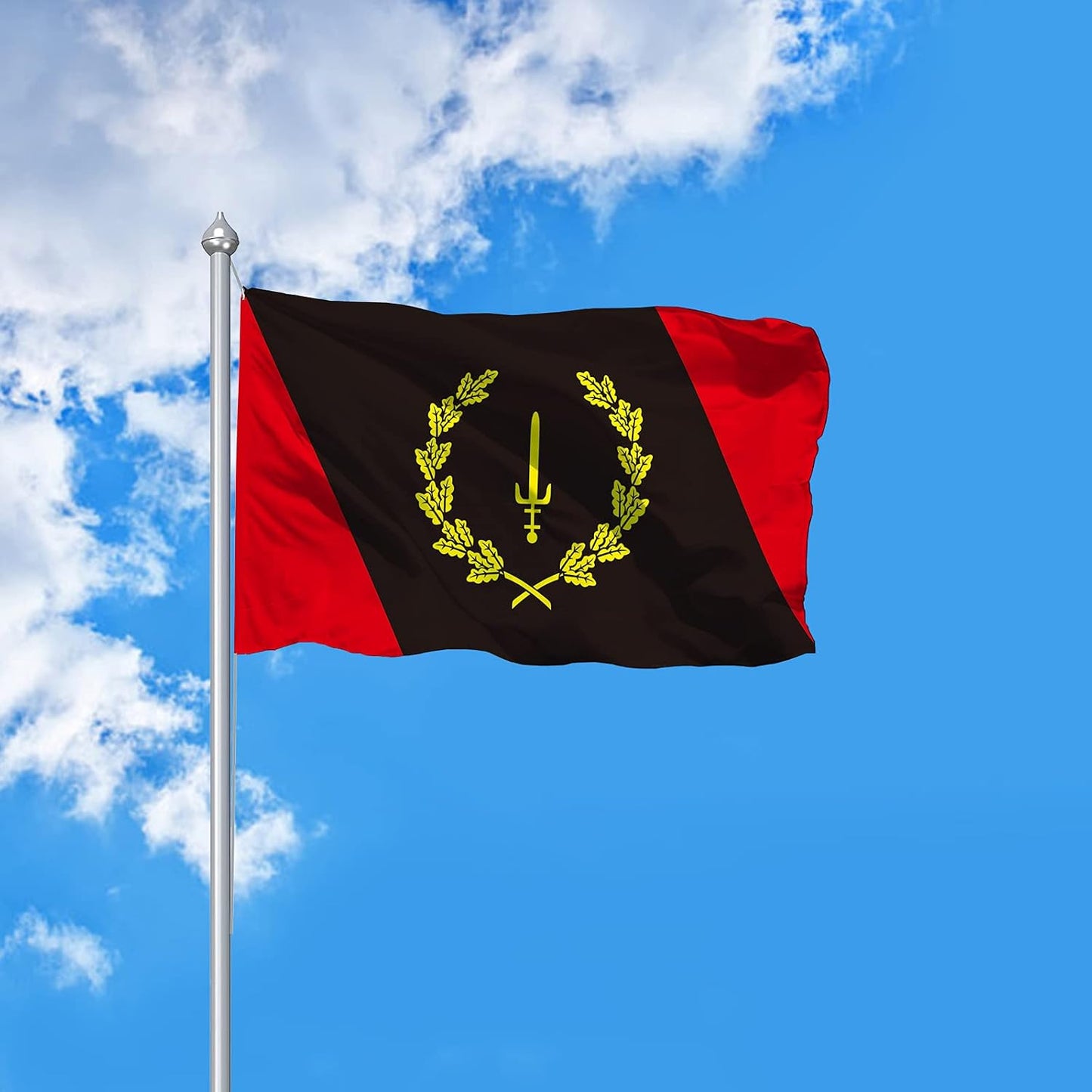 Bandera negra Black Power 3x5pies para dormitorio