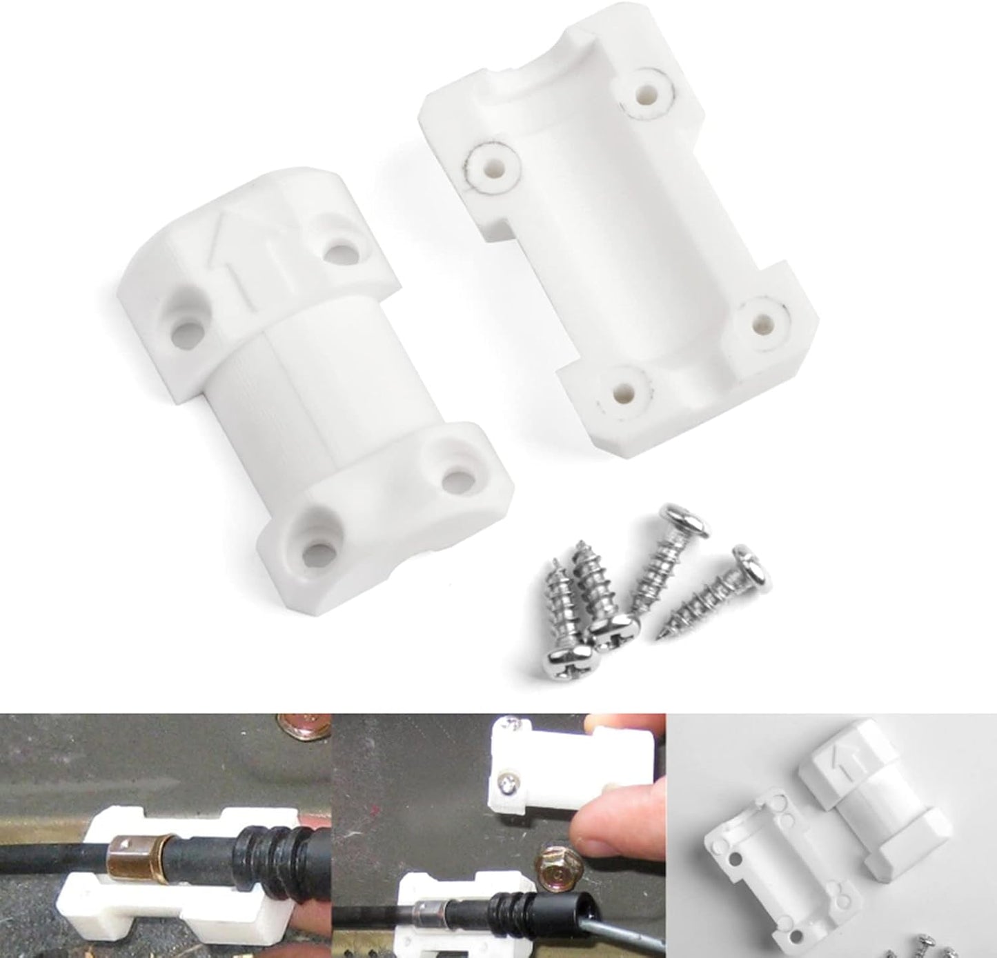 Kit reparación puerta combustible Civic 01-05 blanco