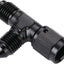 Adaptador Tee T AN4 hembra giratorio aluminio negro