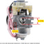 Carburador Generac iX2000 Inverter Repuesto