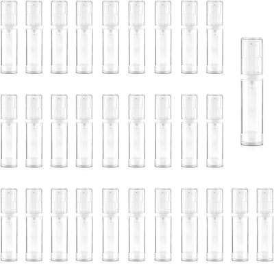 30 Frascos Vacíos 0.3oz Sin Pajilla Para Base Gel Essense