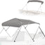 Cubierta Bimini impermeable 61-66" 4 arcos aluminio