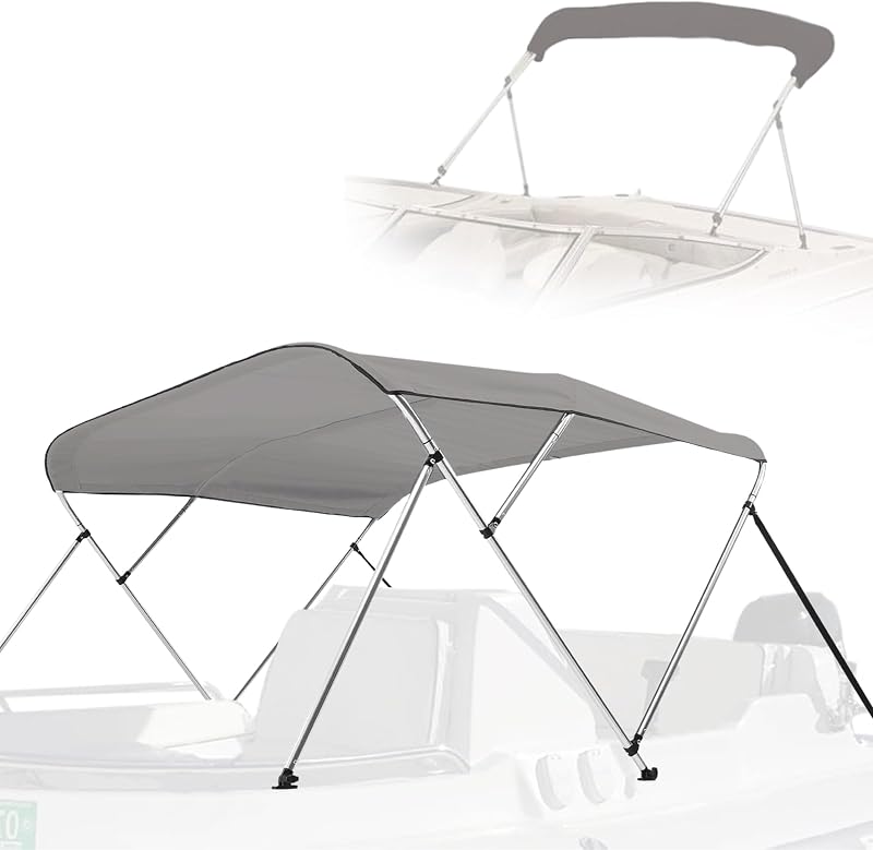 Cubierta Bimini impermeable 61-66" 4 arcos aluminio
