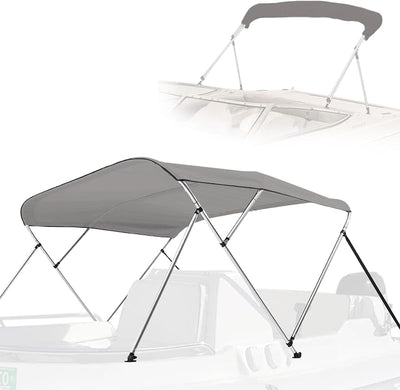 Cubierta Bimini impermeable 61-66" 4 arcos aluminio