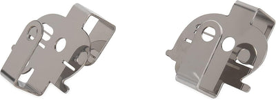 Ganchos acero inox para gabinete 3/4pulg set 2