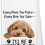 Toalla baño perro Cavapoo Every Step You Take