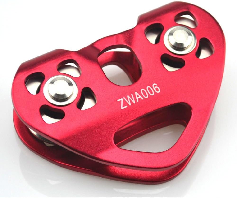Polea cable zip line 30KN 6700lbs para escalada