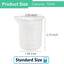 10 Tazas Medidoras Silicón 3.4oz Antiadherentes