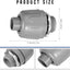 Conector hermético 1/2" PVC flexible 180grados 50pzas