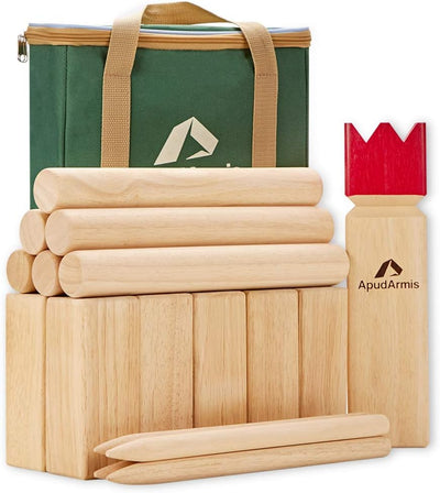 Set Kubb de madera para patio trasero y césped