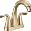 Grifo baño extraíble 3 agujeros bronce champán