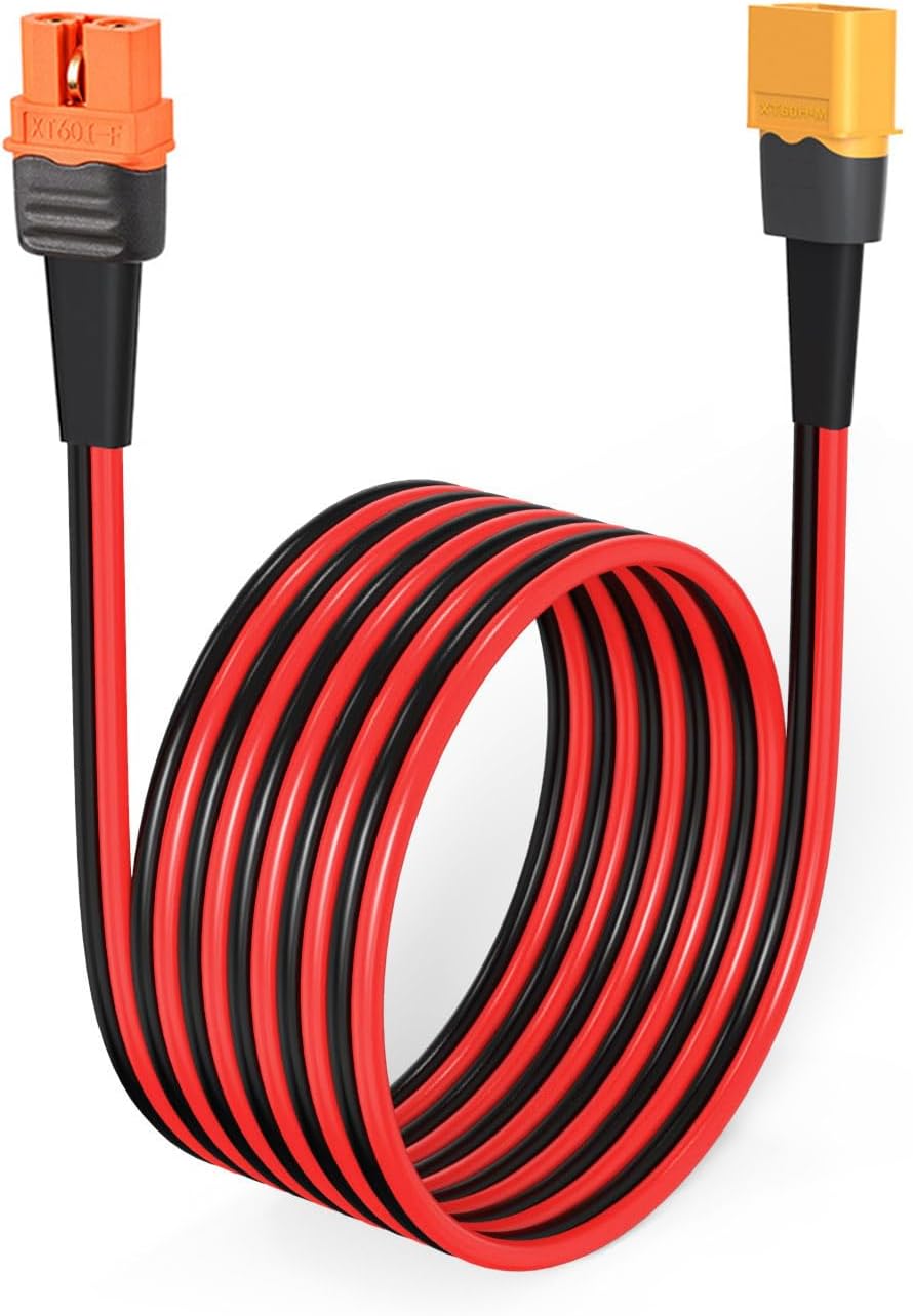Cable XT60i a XT60 6ft para batería RC