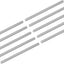 10 Pzas Varillas M8-1.25x140mm Acero Inox 304 Plateado
