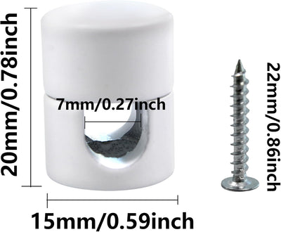3 Ganchos Aluminio para Luces Colgantes Modernas