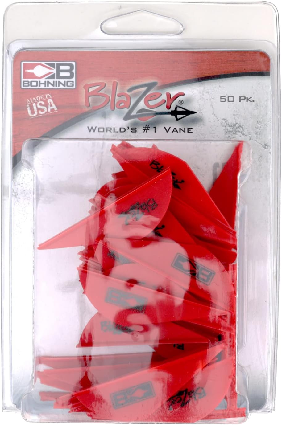 Blazer Vane 2" Caza 3D Rojo 50pk