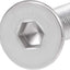 4 s cabeza plana M10 acero inox 18-8 brillante unidad enchufe Allen