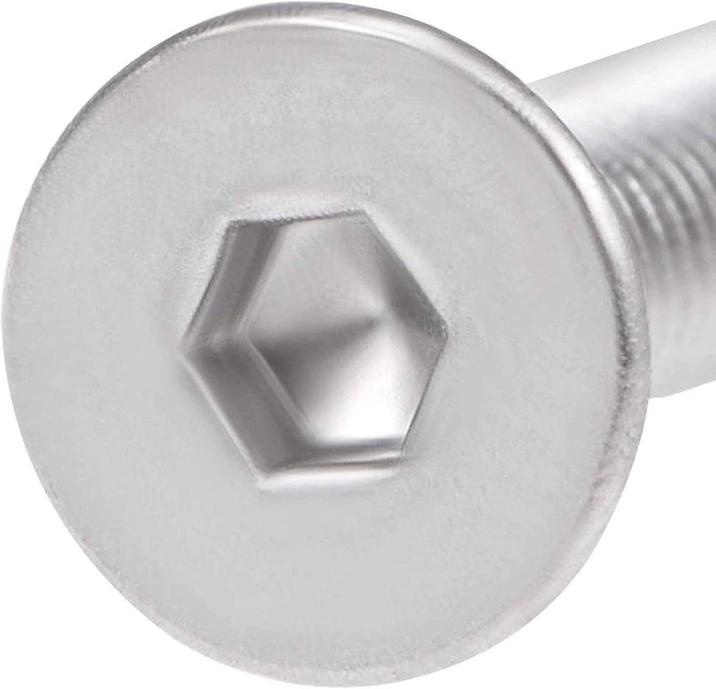 4 s cabeza plana M10 acero inox 18-8 brillante unidad enchufe Allen