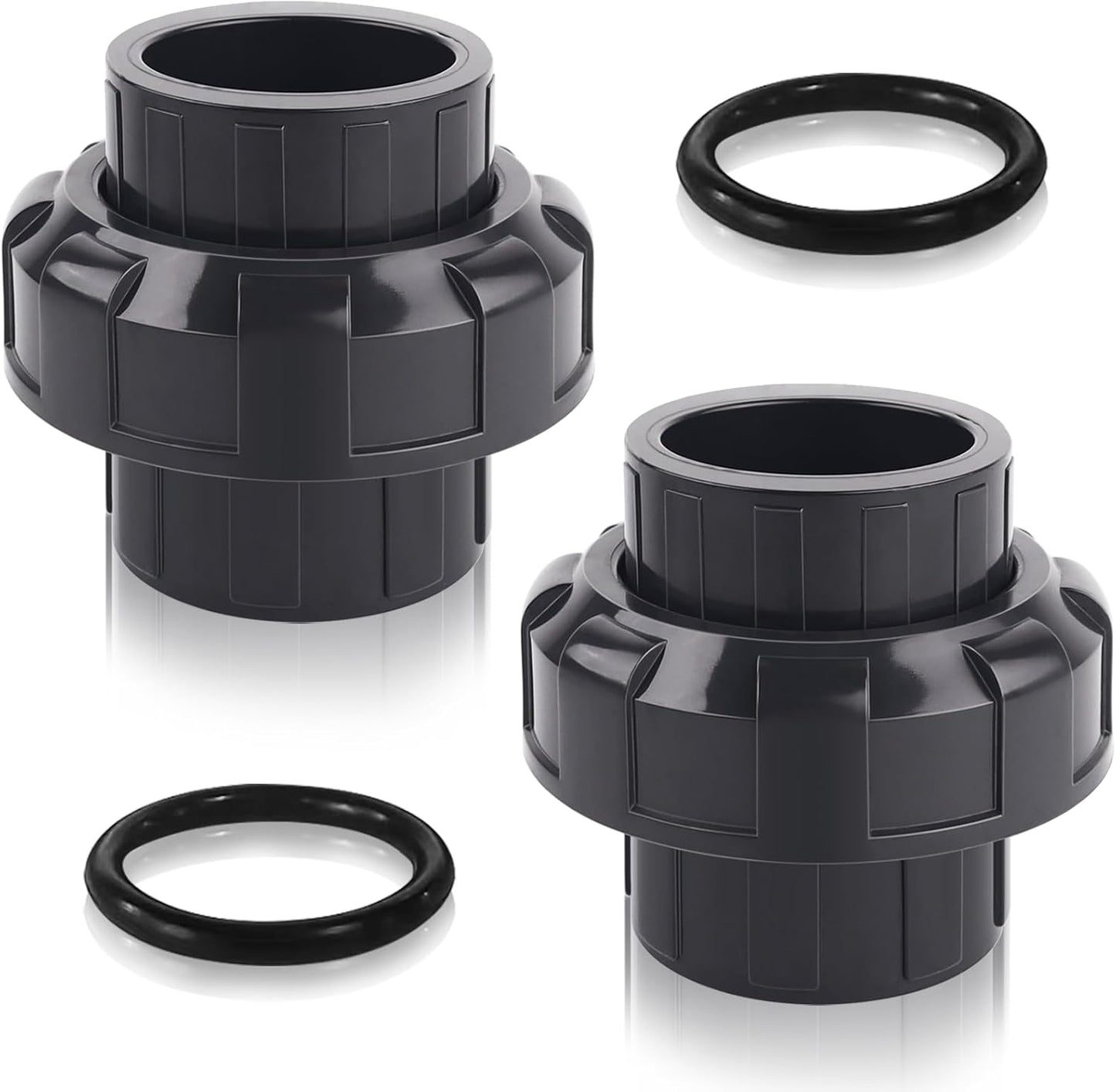 Acoplamiento PVC 2" set 80 uniones para bomba piscina
