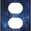 Placa pared luz estrellas cosmos interruptor baño
