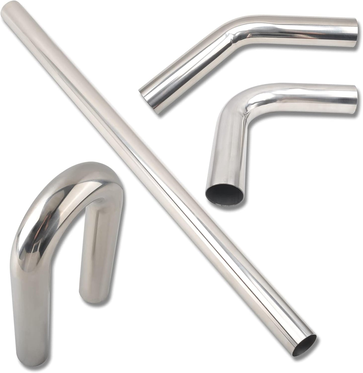 Tubo escape mandril 2" 40" acero inox T304