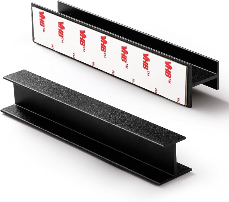 10 Tiradores Negro Autoadhesivo 5.5" Cajón Cocina