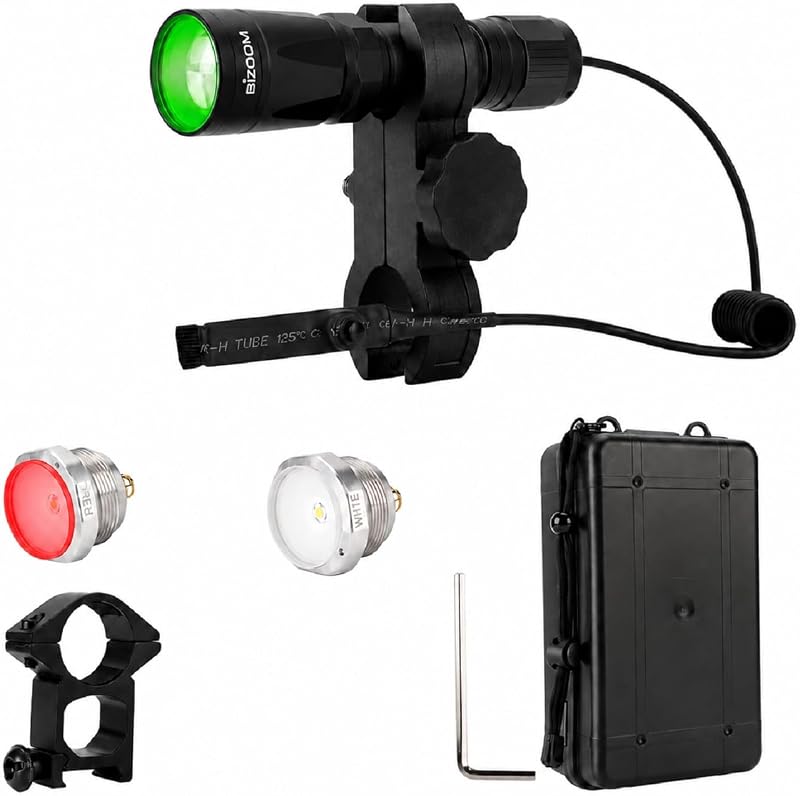 Kit Luz Caza KL75 LED Modulos Intercambiables Verde Rojo