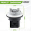 2 Pzas Luz estacionamiento Jeep Compass 07-17