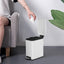 Basurero baño acero inox 1.3gal con pedal