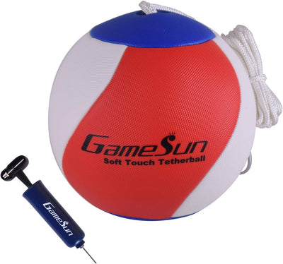 Set Tetherball cuerda suave portátil para exteriores