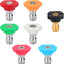 Set boquillas lavadora presión 7 pzas 1/4" 4500PSI