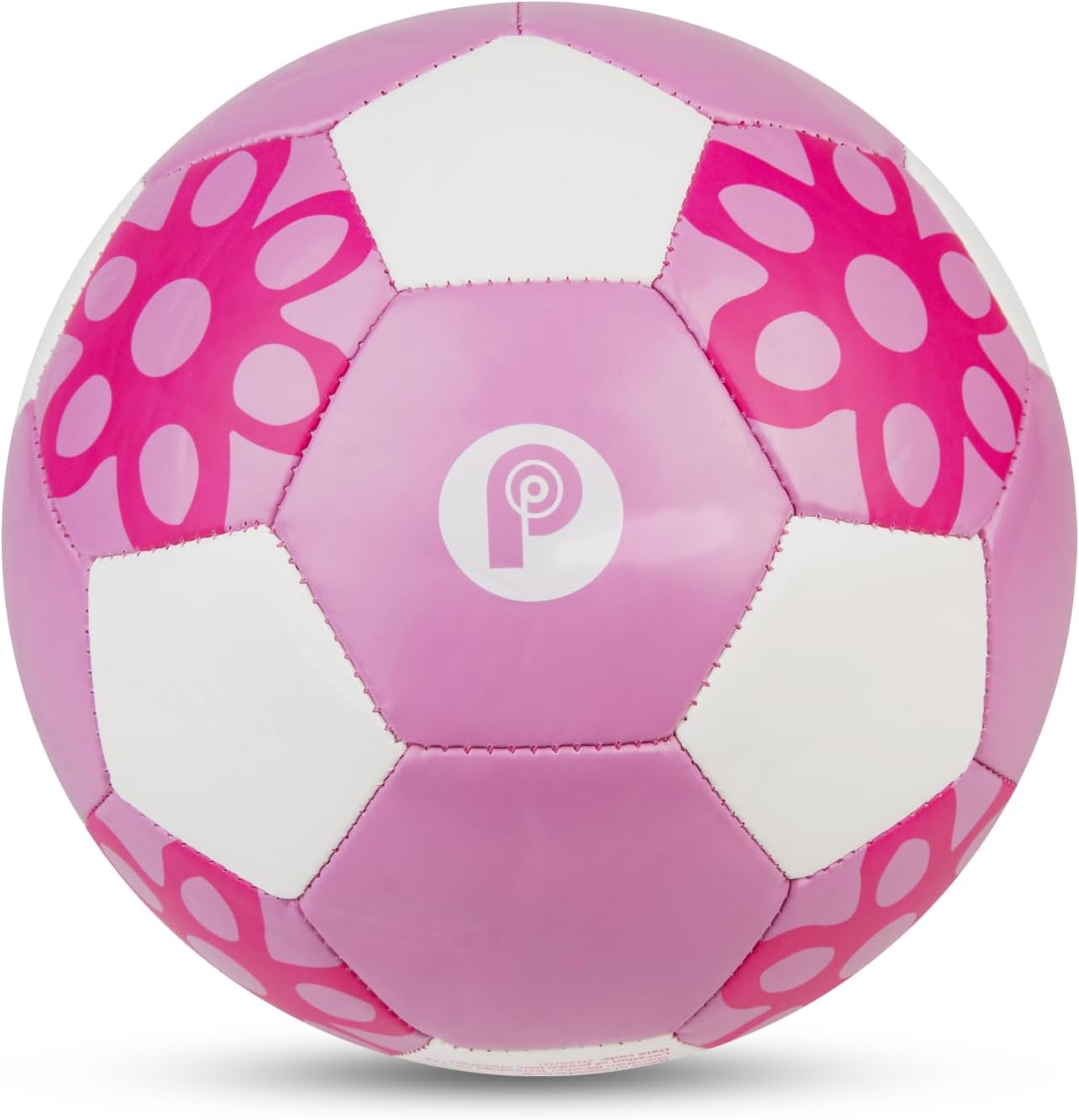 Balón fútbol tamaño 3 4 rosa y blanco para niñas