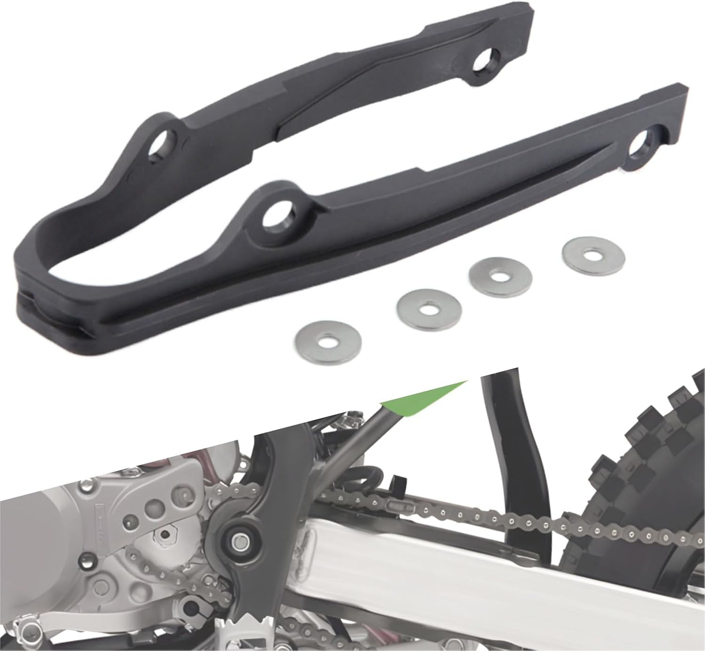 Protección TPU cadena Kawasaki KX125 KX250