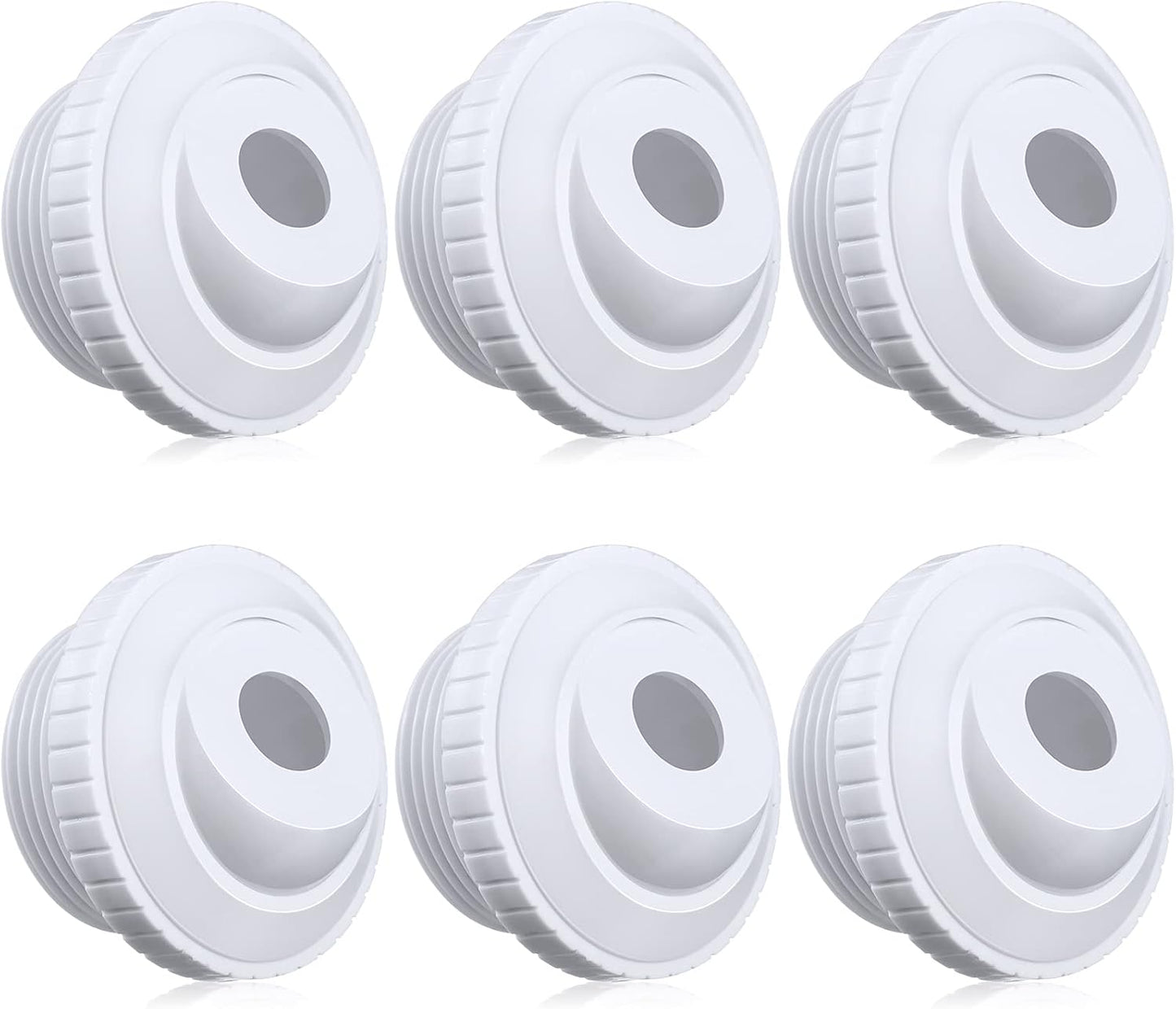 6 Boquillas Chorro Piscina 1/2" Rosca Mip 1-1/2"